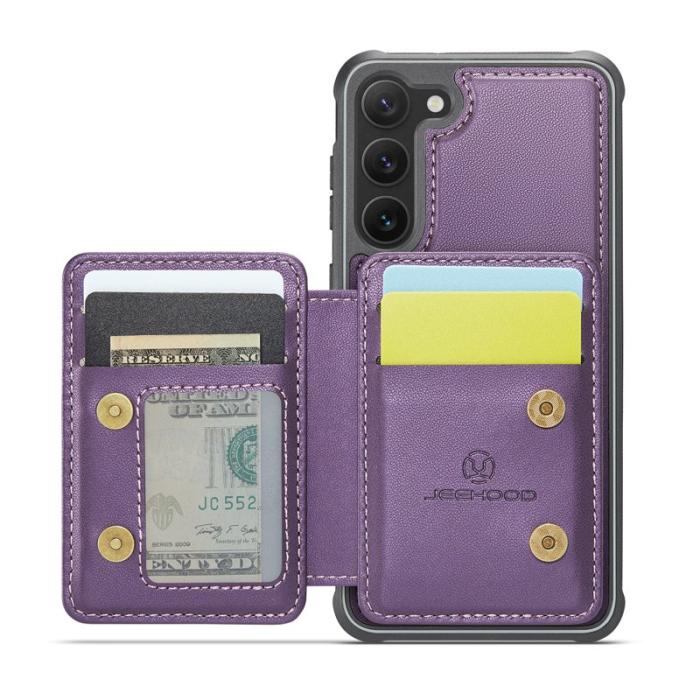 JEEHOOD - JEEHOOD J05 Fodral för Samsung Galaxy S23 Läder Lila