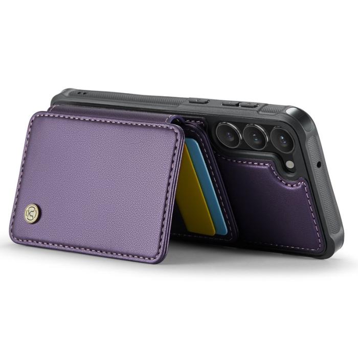 JEEHOOD - JEEHOOD J05 Fodral för Samsung Galaxy S23 Läder Lila