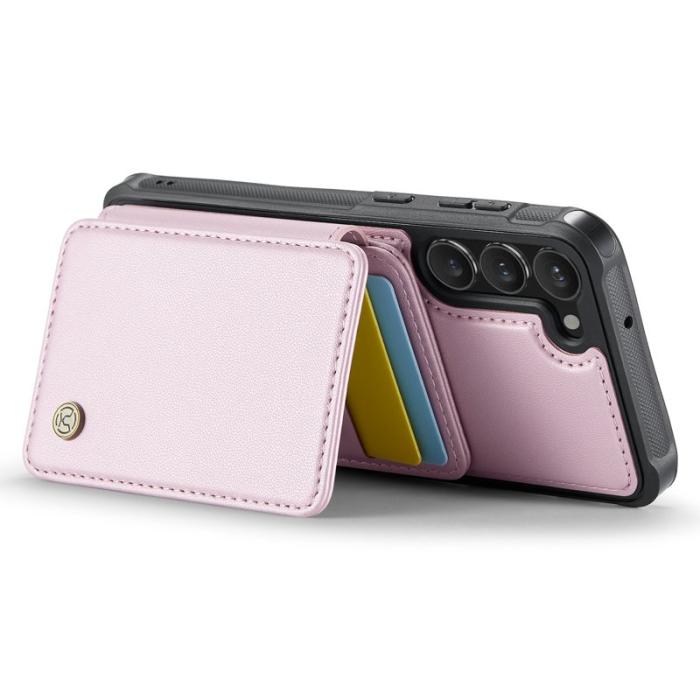 JEEHOOD - JEEHOOD J05 Fodral för Samsung Galaxy S23 Läder Rosa