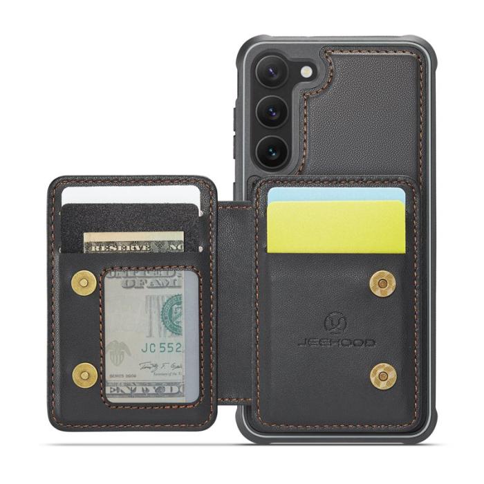 JEEHOOD - JEEHOOD J05 Fodral för Samsung Galaxy S23 Läder Svart