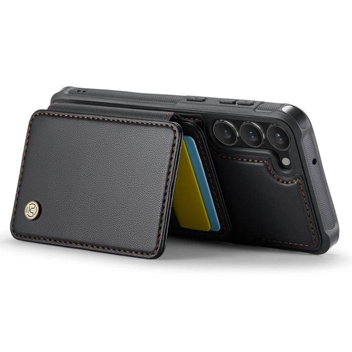 JEEHOOD - JEEHOOD J05 Fodral för Samsung Galaxy S23 Läder Svart