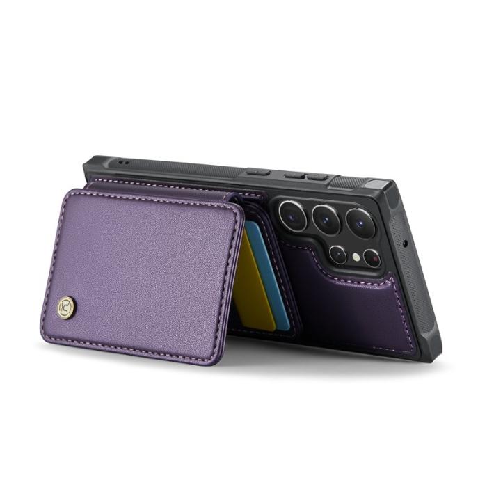 JEEHOOD - JEEHOOD J05 Fodral för Samsung Galaxy S23 Ultra Läder Lila