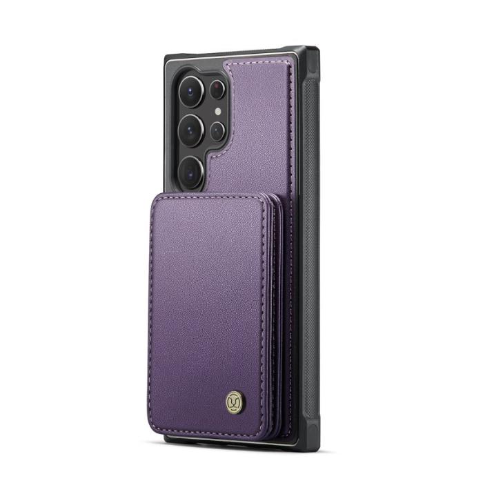 JEEHOOD - JEEHOOD J05 Fodral för Samsung Galaxy S23 Ultra Läder Lila