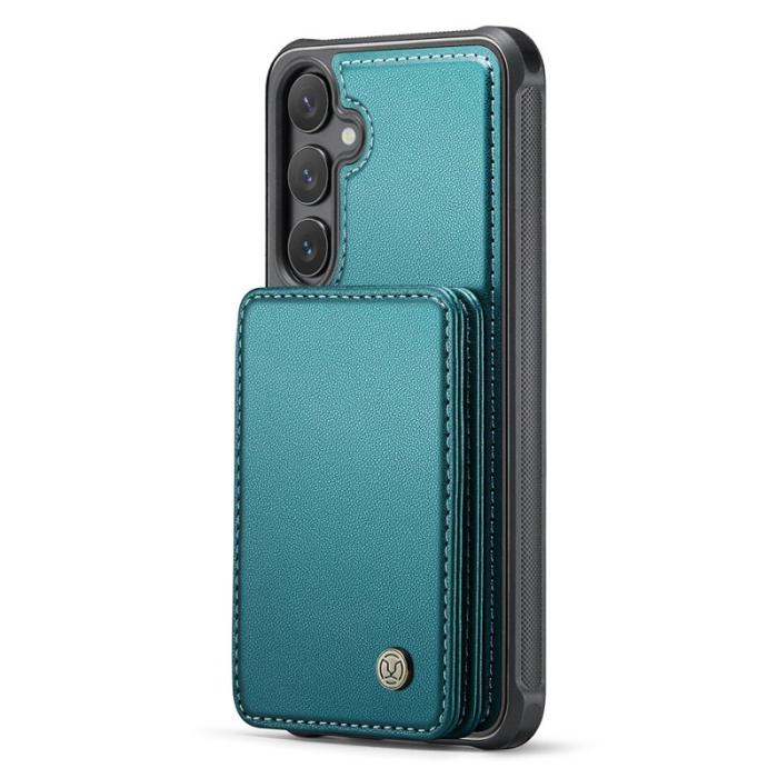 JEEHOOD - JEEHOOD J05 Fodral för Samsung Galaxy S24+ Läder Cyan