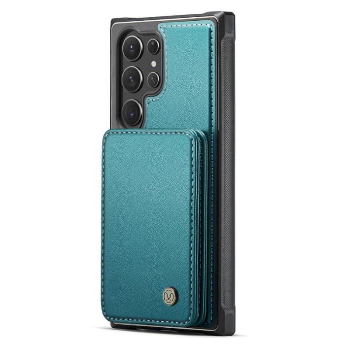 JEEHOOD - JEEHOOD J05 Fodral för Samsung Galaxy S24 Ultra Läder Cyan