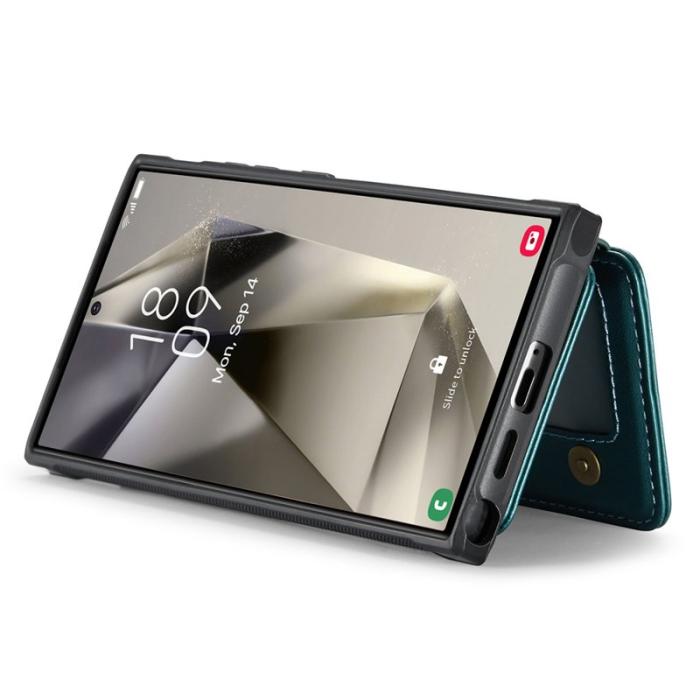 JEEHOOD - JEEHOOD J05 Fodral för Samsung Galaxy S24 Ultra Läder Cyan