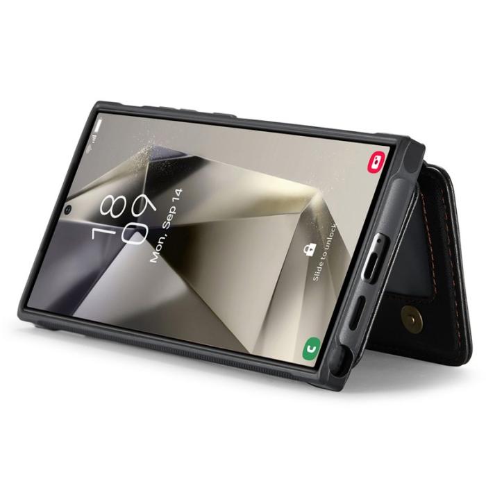 JEEHOOD - JEEHOOD J05 Fodral för Samsung Galaxy S24 Ultra Läder Svart