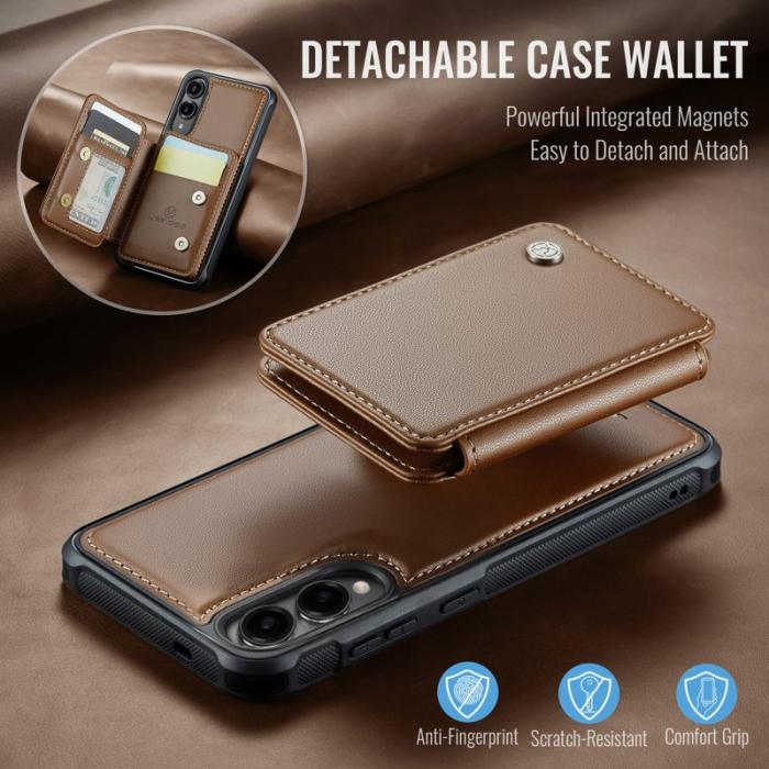 JEEHOOD - JEEHOOD J05 Fodral för Samsung Galaxy S25 Edge - Brun