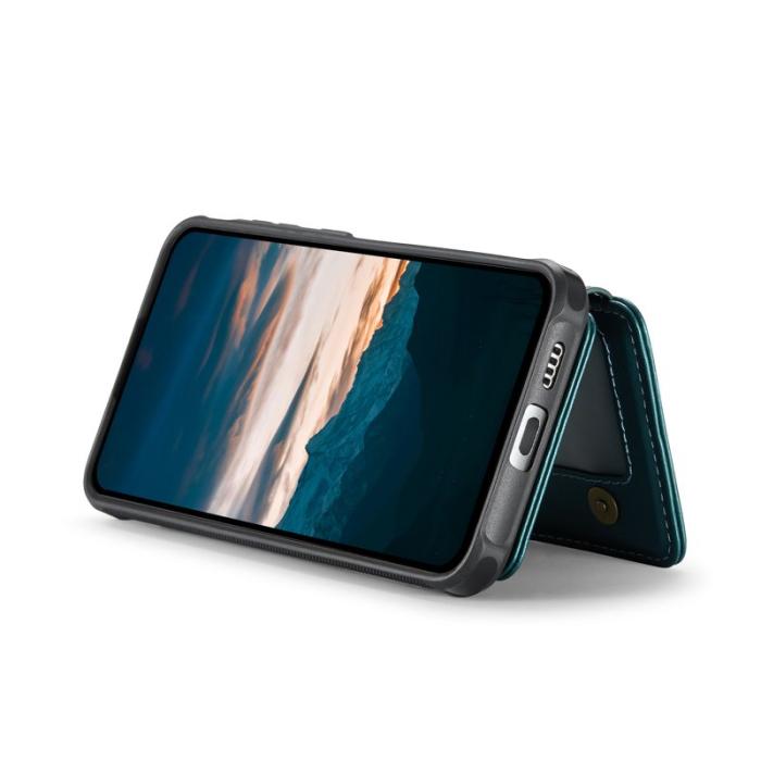 JEEHOOD - JEEHOOD J05 Fodral för Samsung Galaxy S25+ i läder - Blå