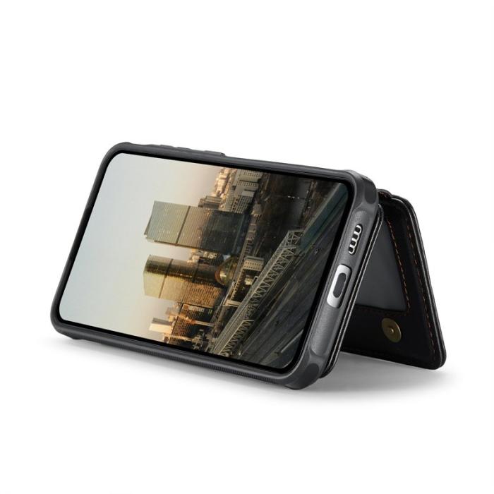 JEEHOOD - JEEHOOD J05 Fodral för Samsung Galaxy S25+ i läder - Svart