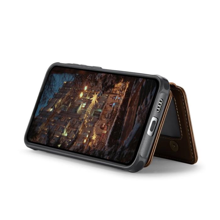 JEEHOOD - JEEHOOD J05 Fodral för Samsung Galaxy S25+ Läder Brun