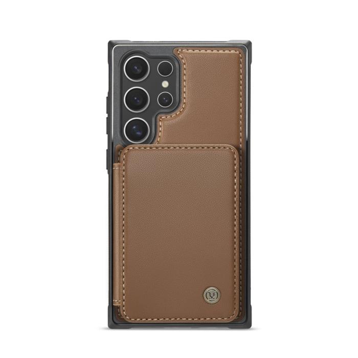 JEEHOOD - JEEHOOD J05 Fodral för Samsung Galaxy S25 Ultra - Brun