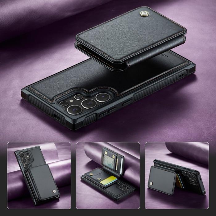 JEEHOOD - JEEHOOD J05 Fodral för Samsung Galaxy S25 Ultra - Svart