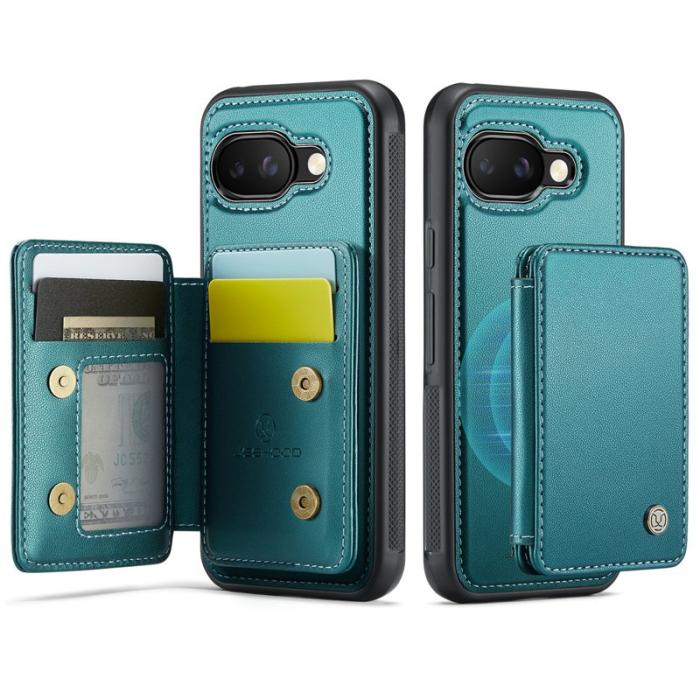 JEEHOOD - JEEHOOD J05 Fodral till Google Pixel 9a i läder - Blå