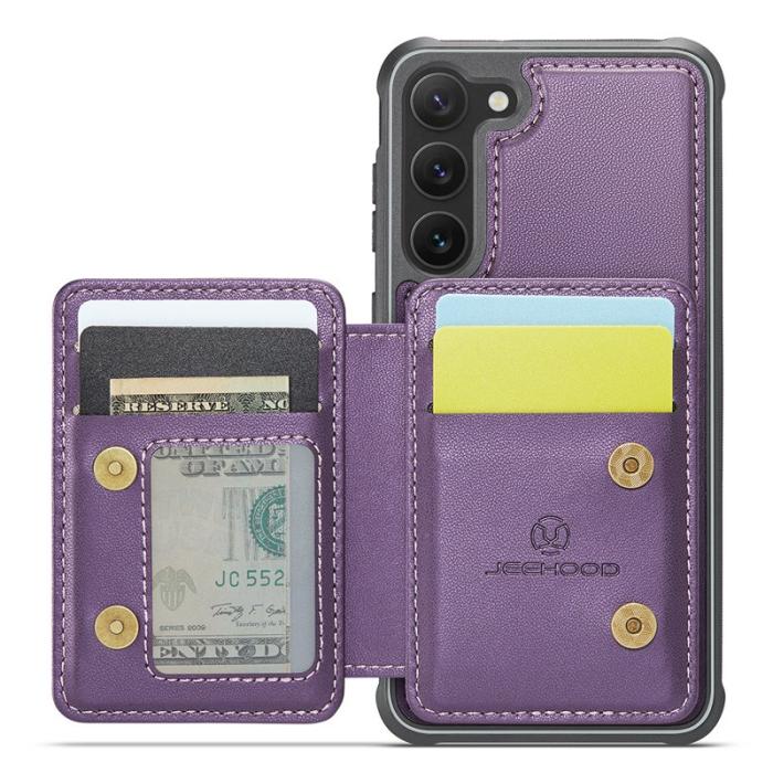 JEEHOOD - JEEHOOD J05 Fodral till Samsung Galaxy S23+ Läder Lila
