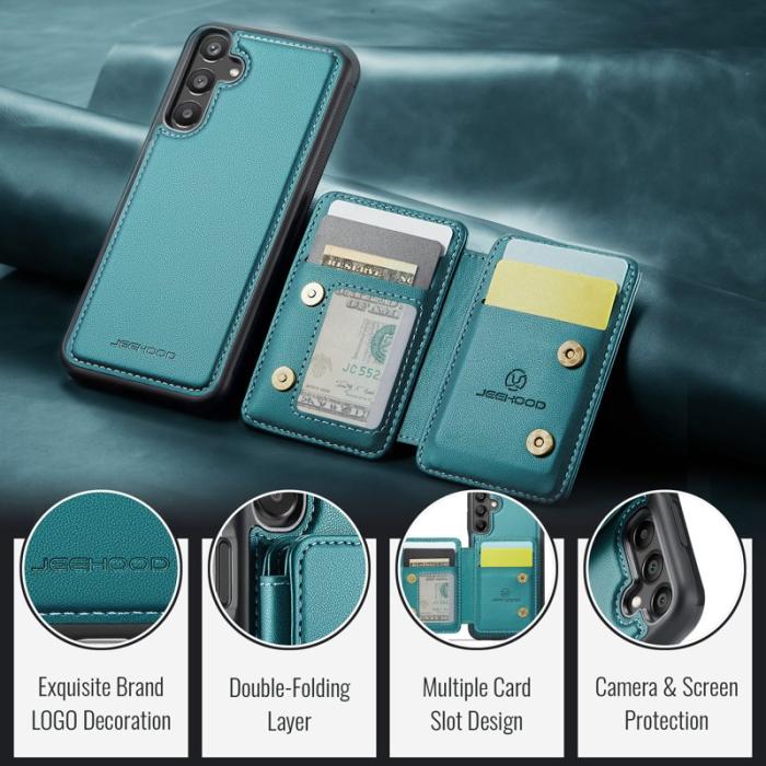 JEEHOOD - JEEHOOD J05 Samsung Galaxy A16 5G Skal Läder Blå