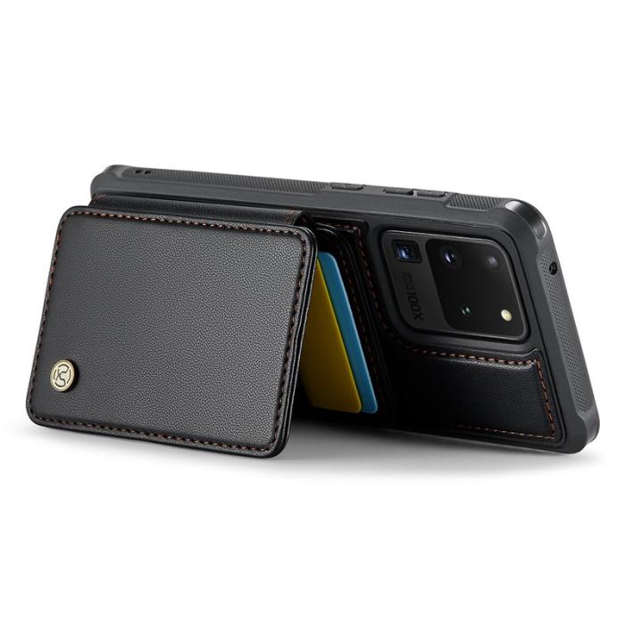 JEEHOOD - JEEHOOD J05 Samsung Galaxy S20 Ultra Skal Läder Svart