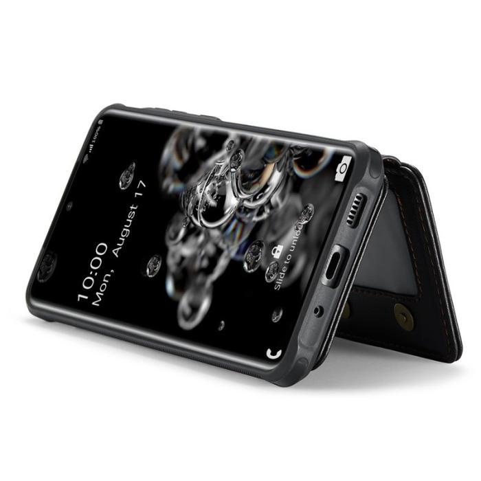 JEEHOOD - JEEHOOD J05 Samsung Galaxy S20 Ultra Skal Läder Svart