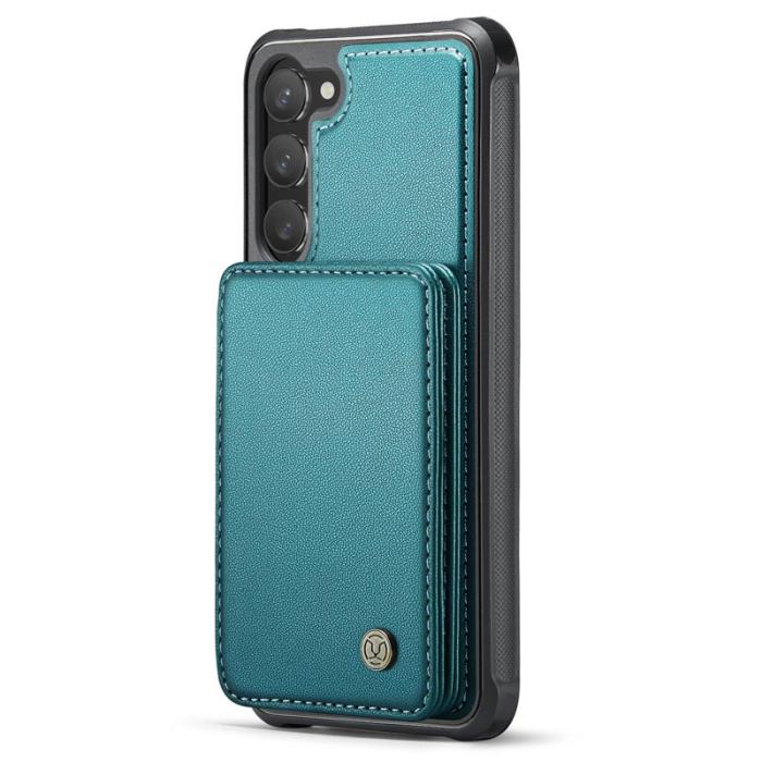 JEEHOOD - JEEHOOD J05 Samsung Galaxy S23 Skal Läder Mobilfodral Cyan