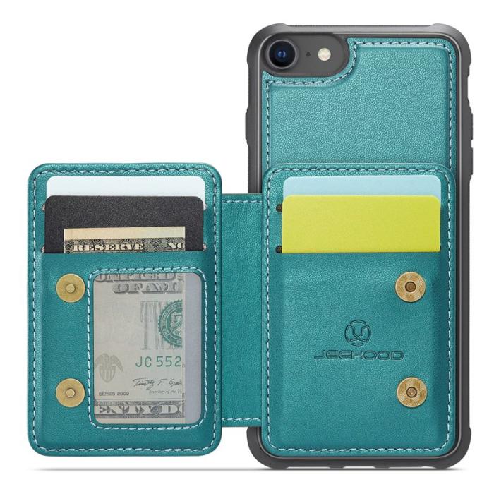 JEEHOOD - JEEHOOD J05 Skal för iPhone SE (2022) / 8 / 7 / 6s - Cyan