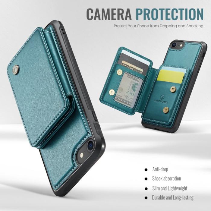 JEEHOOD - JEEHOOD J05 Skal för iPhone SE (2022) / 8 / 7 / 6s - Cyan