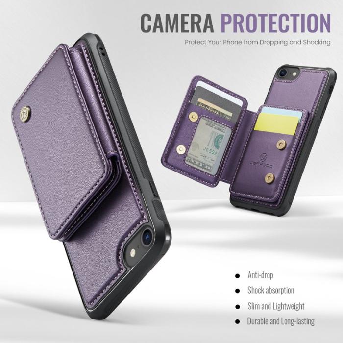 JEEHOOD - JEEHOOD J05 Skal för iPhone SE (2022) / SE (2020) - Lila