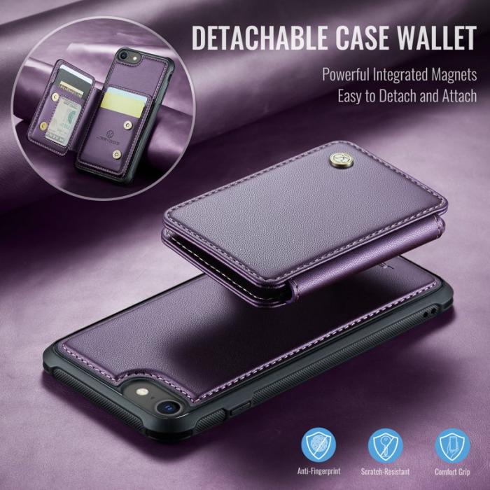 JEEHOOD - JEEHOOD J05 Skal för iPhone SE (2022) / SE (2020) - Lila