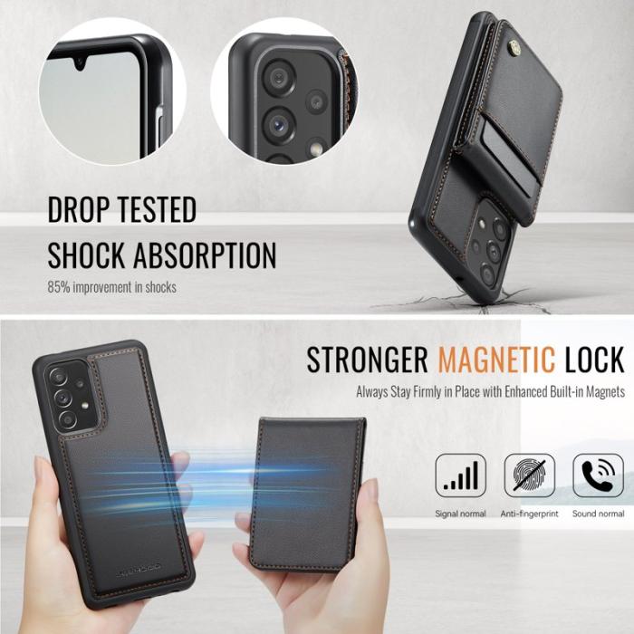 JEEHOOD - JEEHOOD J06 Fodral för Samsung Galaxy A33 5G - Svart