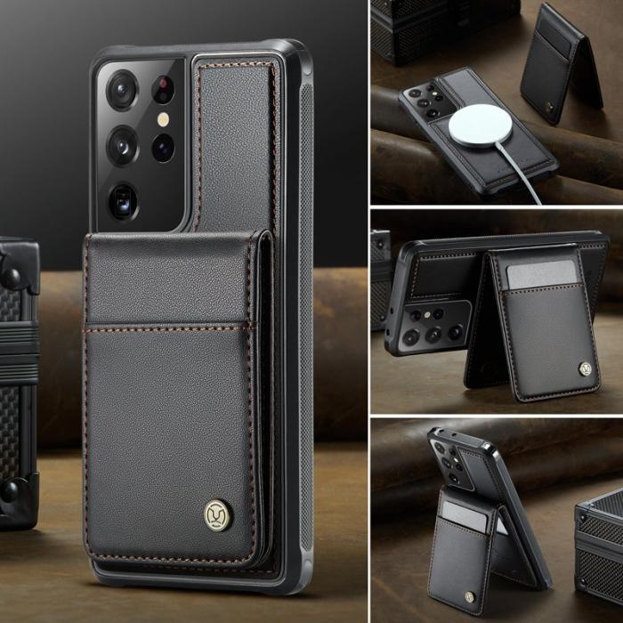 JEEHOOD - JEEHOOD J06 Fodral för Samsung Galaxy S21 Ultra 5G - Svart