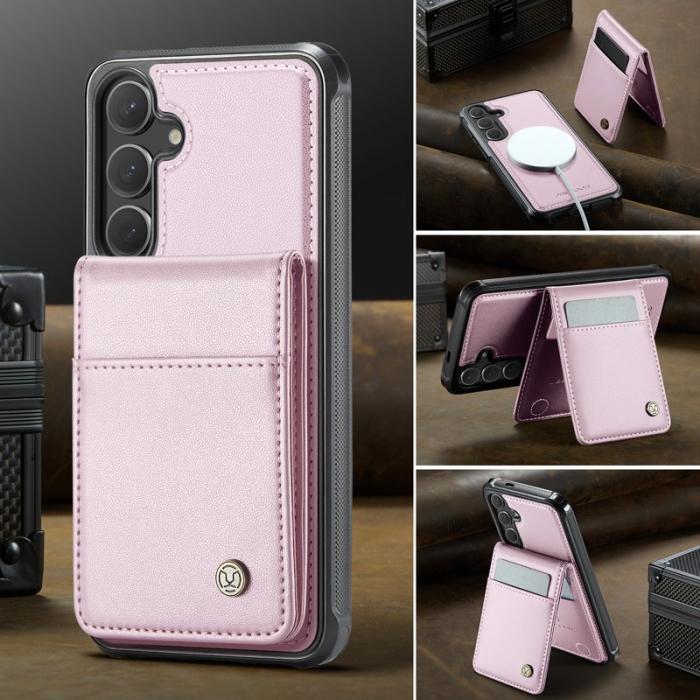 JEEHOOD - JEEHOOD J06 Fodral för Samsung Galaxy S24+ MagSafe Rosa