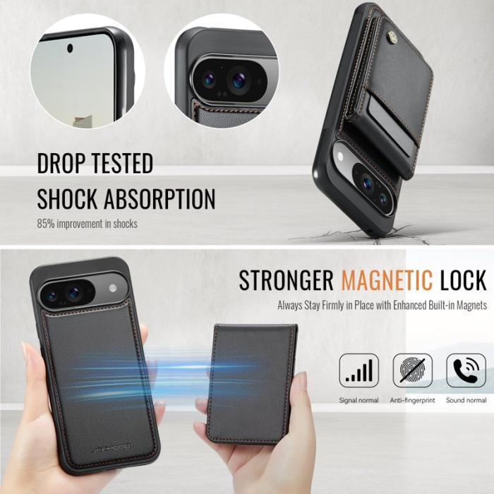 JEEHOOD - JEEHOOD J06 Fodral till Google Pixel 9 Pro - Svart