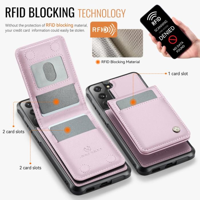 JEEHOOD - JEEHOOD J06 Fodral till Samsung Galaxy S22+ 5G - Rosa