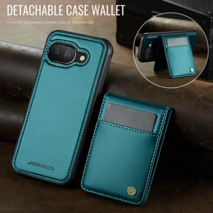 JEEHOOD - JEEHOOD J06 Läderfodral till Google Pixel 9a MagSafe Blå