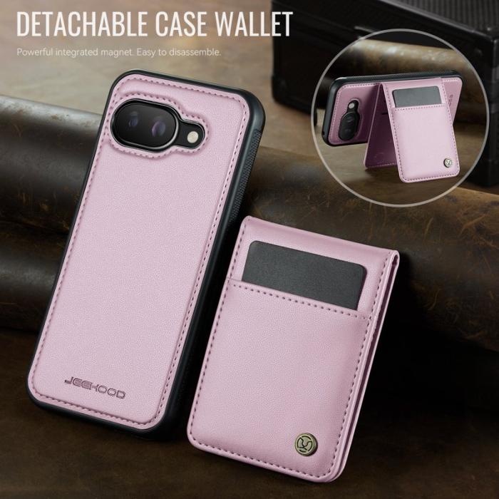 JEEHOOD - JEEHOOD J06 Läderfodral till Google Pixel 9a med MagSafe - Rosa