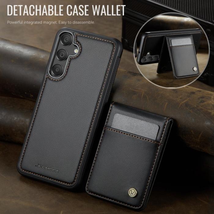 JEEHOOD - JEEHOOD J06 Läderfodral till Samsung Galaxy A16 5G - Svart