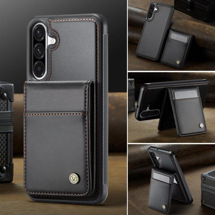 JEEHOOD - JEEHOOD J06 Läderfodral till Samsung Galaxy A26 5G - Svart