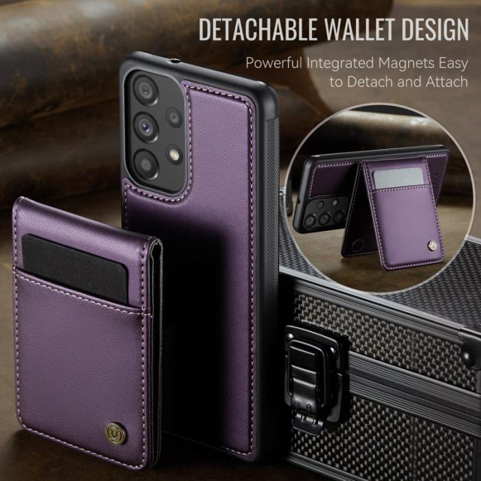 JEEHOOD - JEEHOOD J06 Läderfodral till Samsung Galaxy A33 5G - Lila