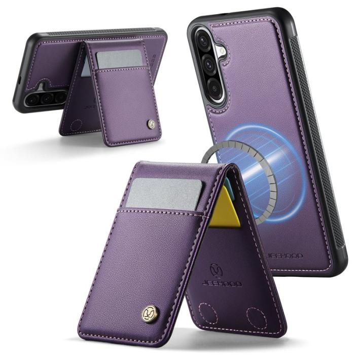 JEEHOOD - JEEHOOD J06 Läderfodral till Samsung Galaxy A36 5G - Lila