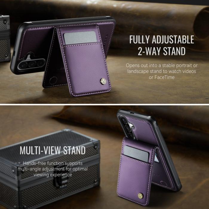 JEEHOOD - JEEHOOD J06 Läderfodral till Samsung Galaxy A36 5G - Lila