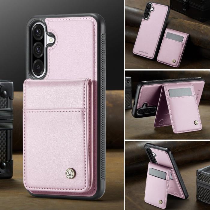 JEEHOOD - JEEHOOD J06 Läderfodral till Samsung Galaxy A36 5G - Rosa