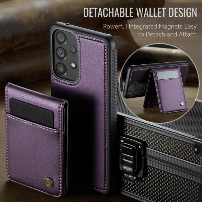 JEEHOOD - JEEHOOD J06 Läderfodral till Samsung Galaxy A52 5G - Lila