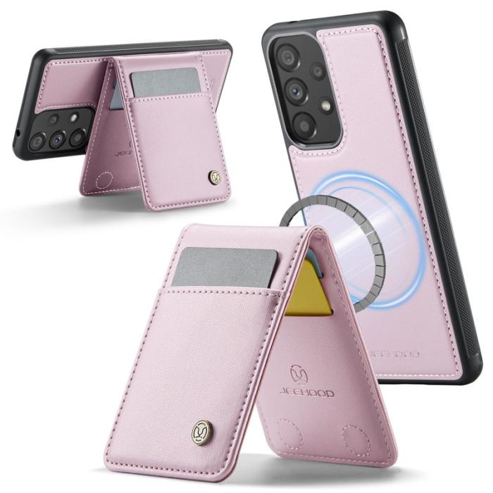 JEEHOOD - JEEHOOD J06 Läderfodral till Samsung Galaxy A52 5G - Rosa