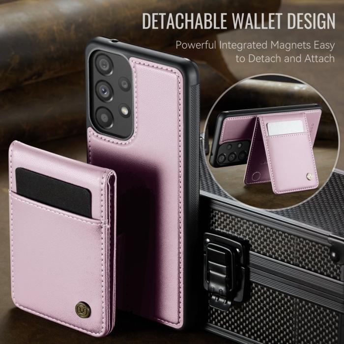 JEEHOOD - JEEHOOD J06 Läderfodral till Samsung Galaxy A53 5G - Rosa