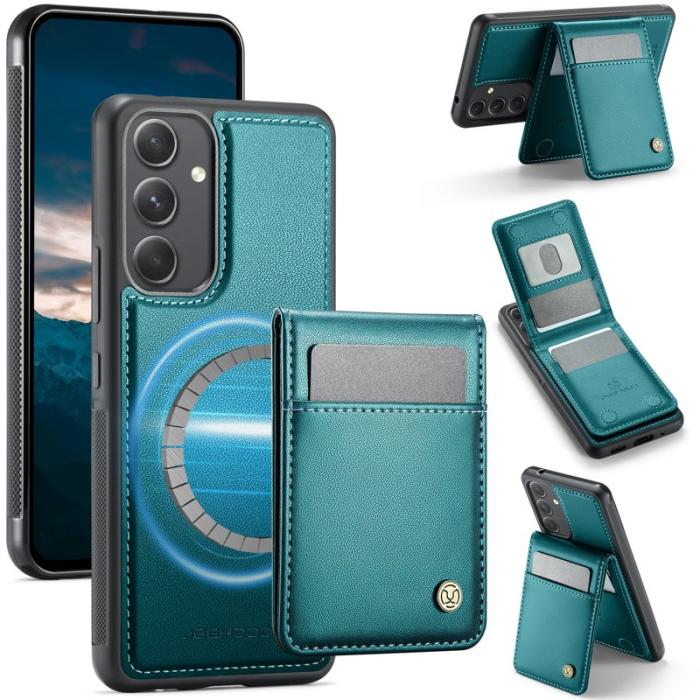 JEEHOOD - JEEHOOD J06 Läderfodral till Samsung Galaxy A54 5G - Blå