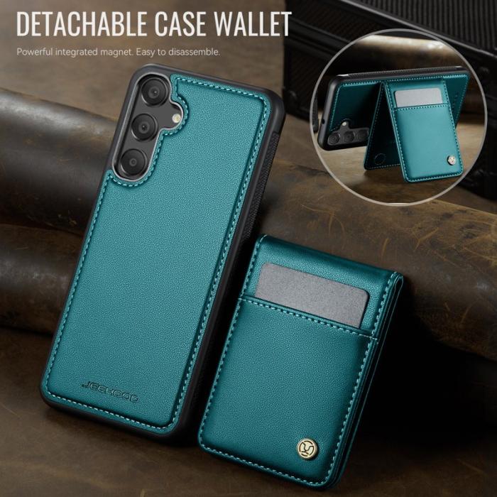 JEEHOOD - JEEHOOD J06 Läderfodral till Samsung Galaxy A55/A35 5G Blå