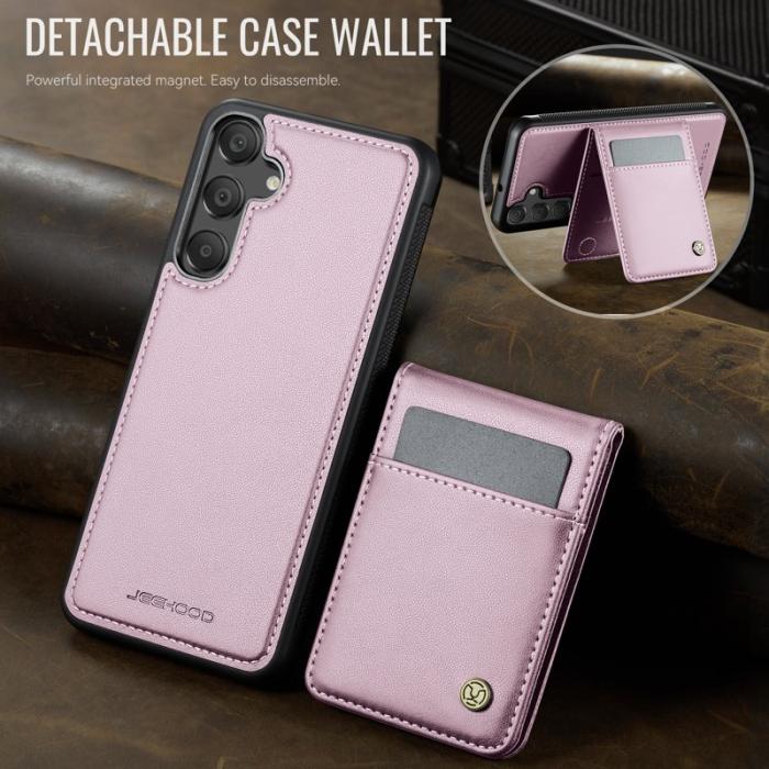 JEEHOOD - JEEHOOD J06 Läderfodral till Samsung Galaxy A55/A35 5G - Rosa