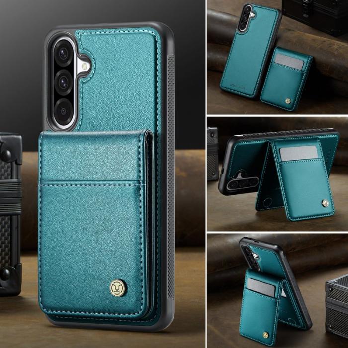 JEEHOOD - JEEHOOD J06 Läderfodral till Samsung Galaxy A56 5G - Blå