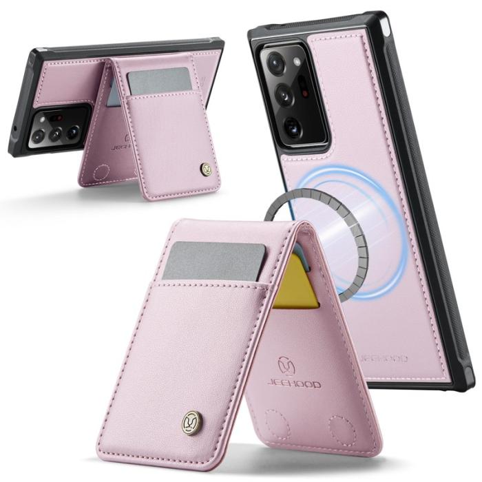 JEEHOOD - JEEHOOD J06 Läderfodral till Samsung Galaxy Note20 Ultra - Rosa