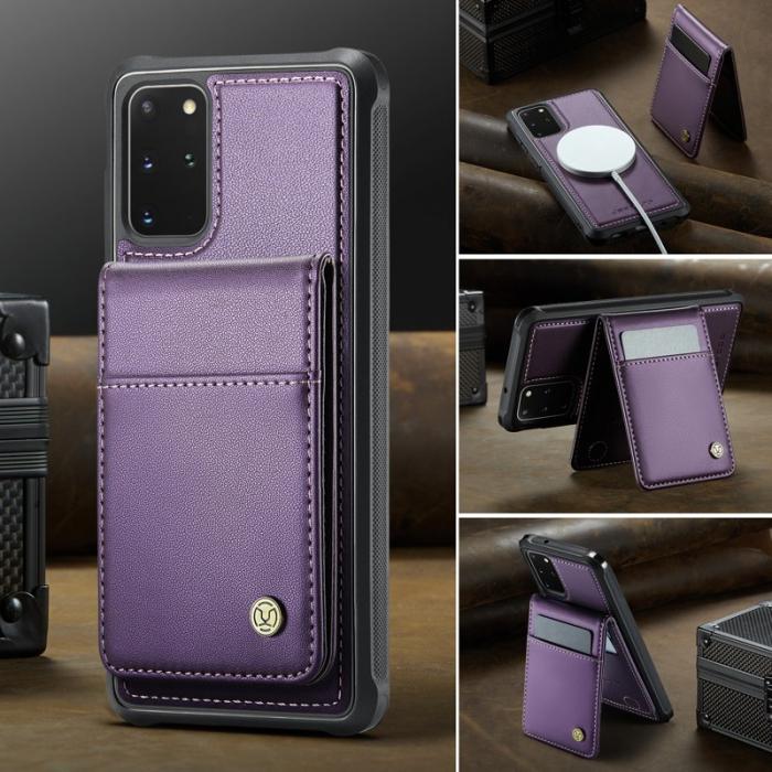 JEEHOOD - JEEHOOD J06 Läderfodral till Samsung Galaxy S20 Plus 5G - Lila