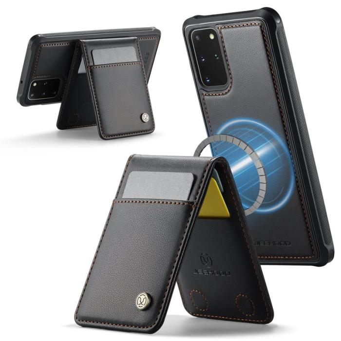 JEEHOOD - JEEHOOD J06 Läderfodral till Samsung Galaxy S20 Plus 5G - Svart
